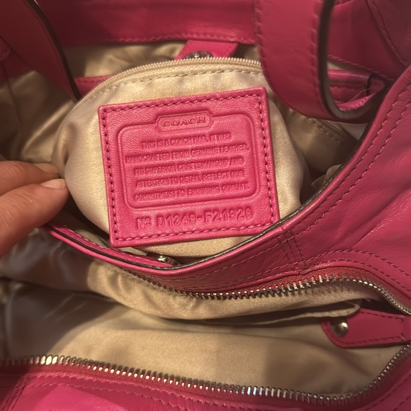 Pink Coach purse - Picture 3 of 5